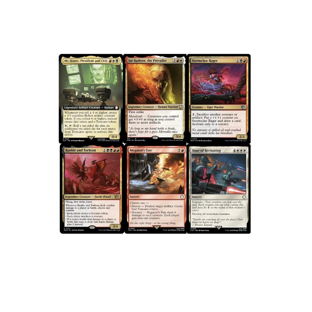 MTG Commander EDH Deck Mr. House, President and CEO 100 Magic Cards Custom - NM